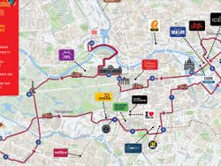 The City Sightseeing Berlin route map